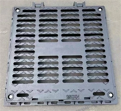 Ductile Iron rektangilè etaj Gully griyaj ankadreman